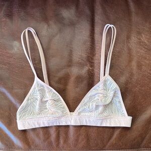 Calvin Klein Sheer Marquisette Lace Triangle Bra